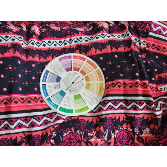 Cato Womens Top 18W 20W Plus Tunic Lace Sleeve Black Floral FLO350E - Picture 7 of 9